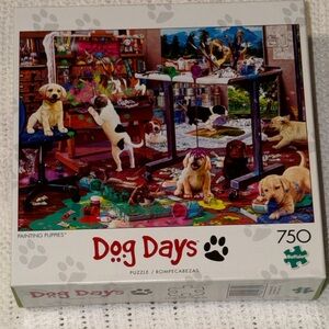 Buffalo David Bitton Dog Days Puzzle with Puppies Brand New Sealed